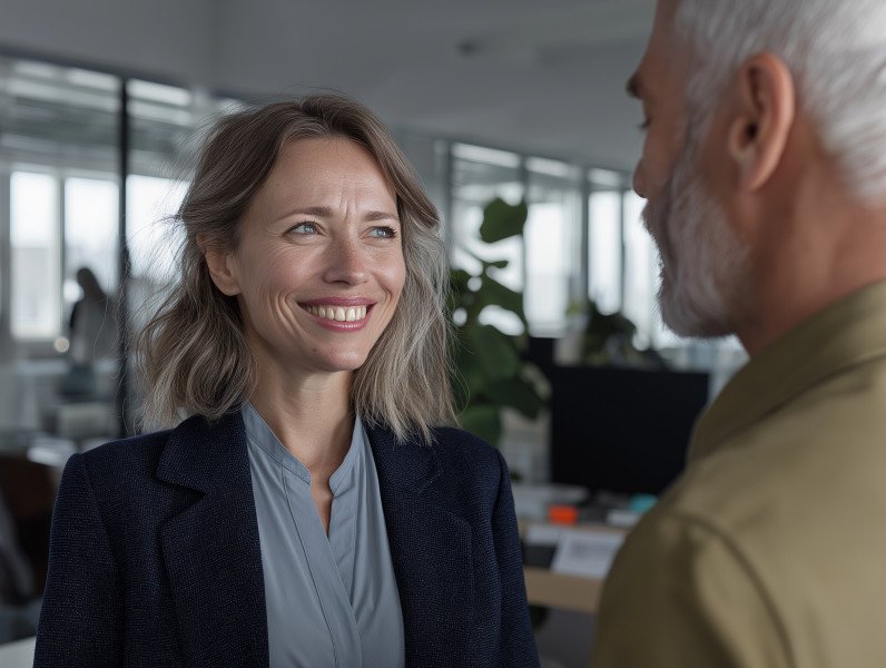 Frau bei fristloser Kündigung beraten
