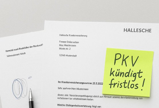 Was tun, wenn die private Krankenversicherung fristlos gekündigt hat?