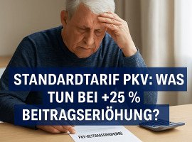 Standardtarif PKV 2025: Beitragserhöhung, Vergleich, Hilfe