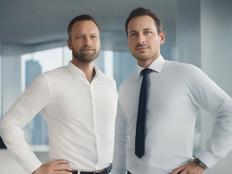 Versicherungsmakler Ferdinand und Moritz